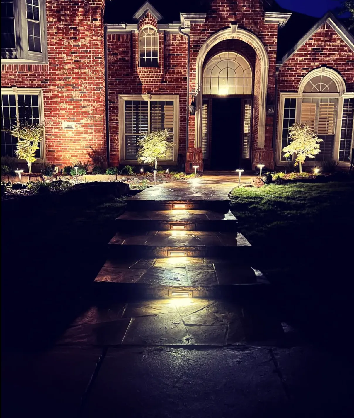 Southern Pro-Vision completed landscaping project